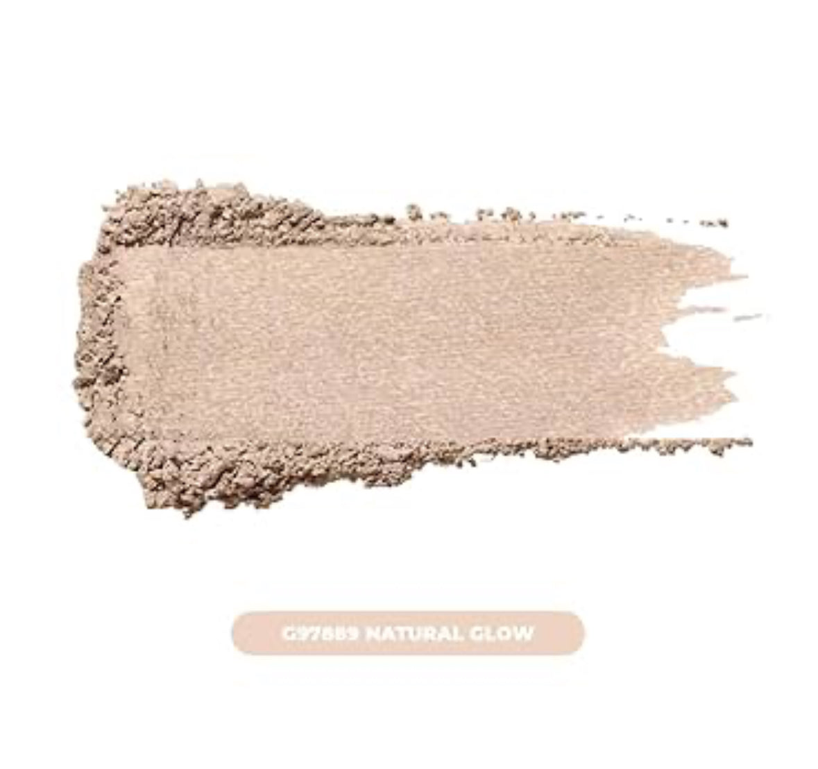 Beige makeup swatch labeled 'G9788 Natural Glow' on a white background