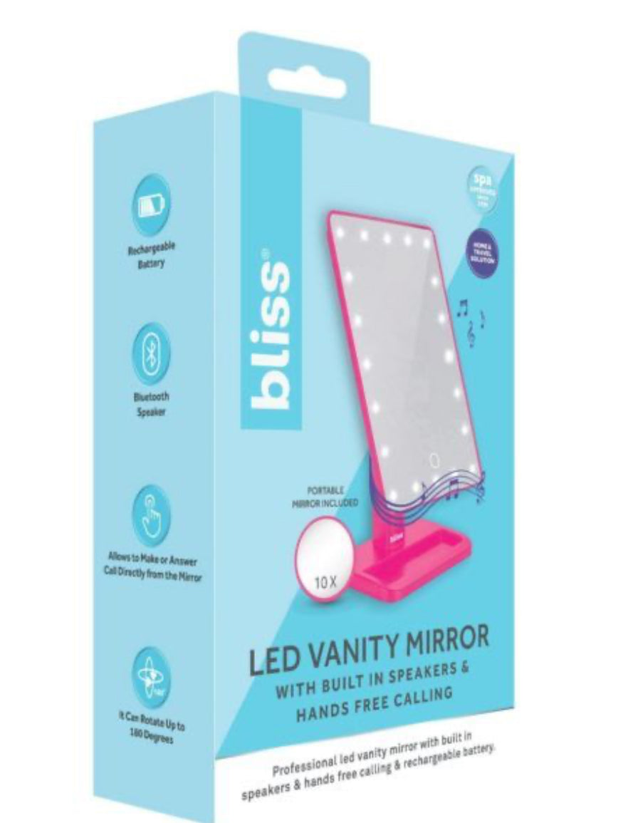 Bliss LED Vanity Mirror (Pink)
