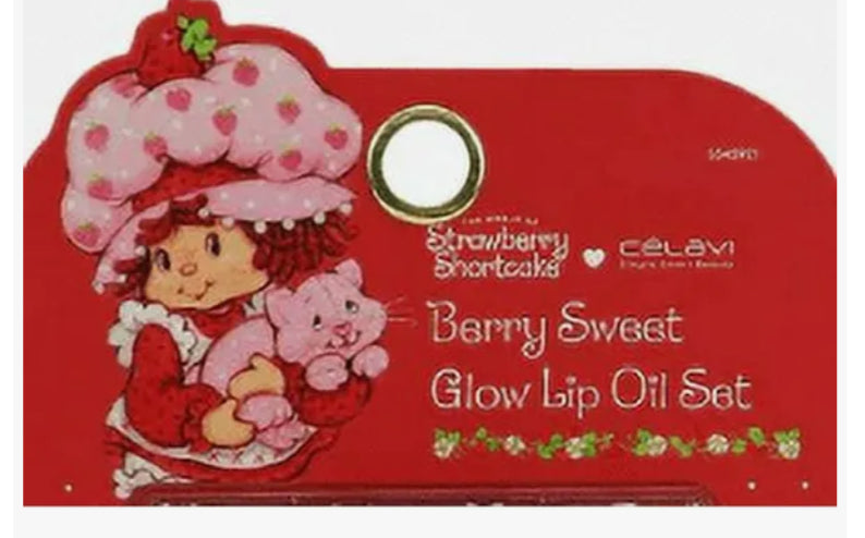 Strawberry Shortcake Berry Sweet Glow Lip Oil Set