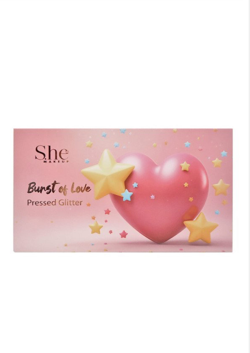 Burst of Love Pressed Glitter Palette