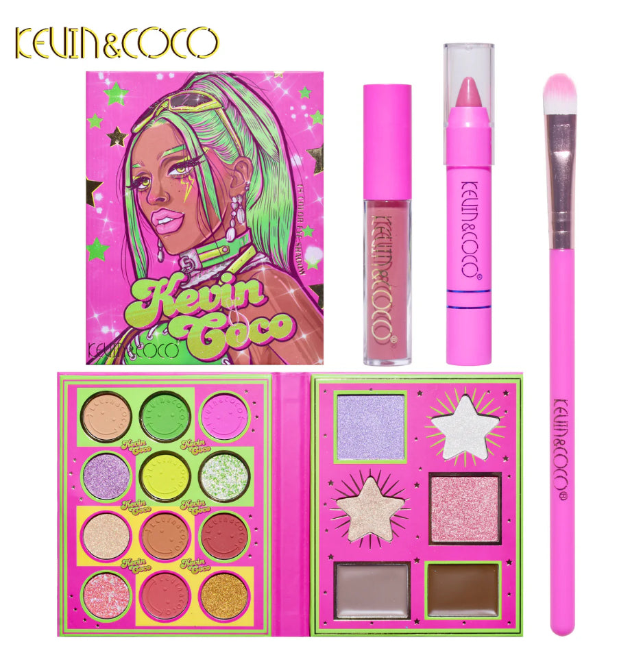 Kevin & Coco Green Muse Makeup Kit