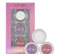 L.A. Girl Glitz In Glitter 3 Pc Face and Body Glitter Set