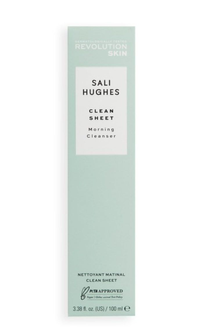 Revolution Beauty London x Sali Hughes, Clean Sheet, Morning Face Cleanser, 100ml