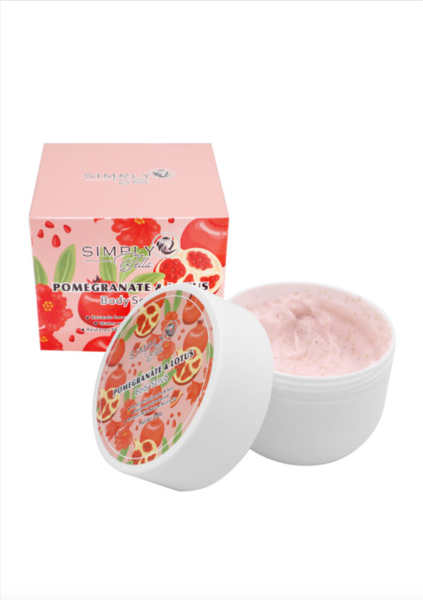 Simply Bella Pomegranate & Lotus Body Scrub