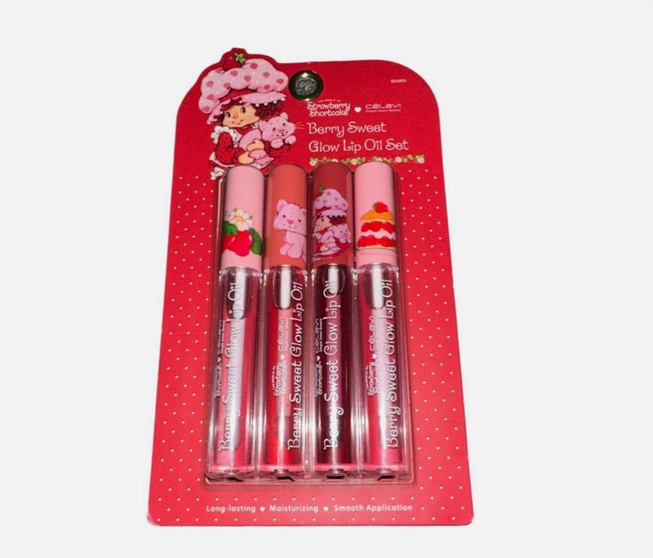Strawberry Shortcake Berry Sweet Glow Lip Oil Set