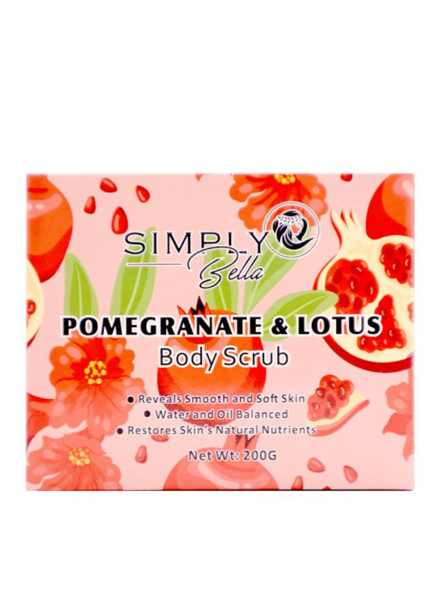 Simply Bella Pomegranate & Lotus Body Scrub