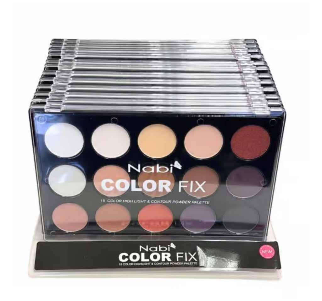 Nabi Color Fix Highlight & Contour Palette