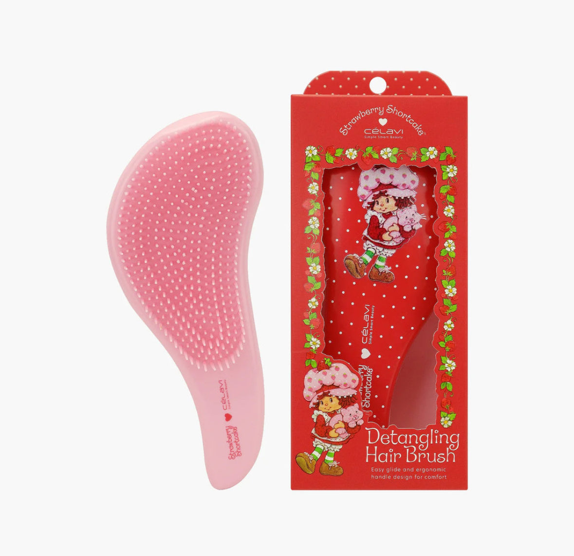 Celavi Strawberry Shortcake Detangling Brush