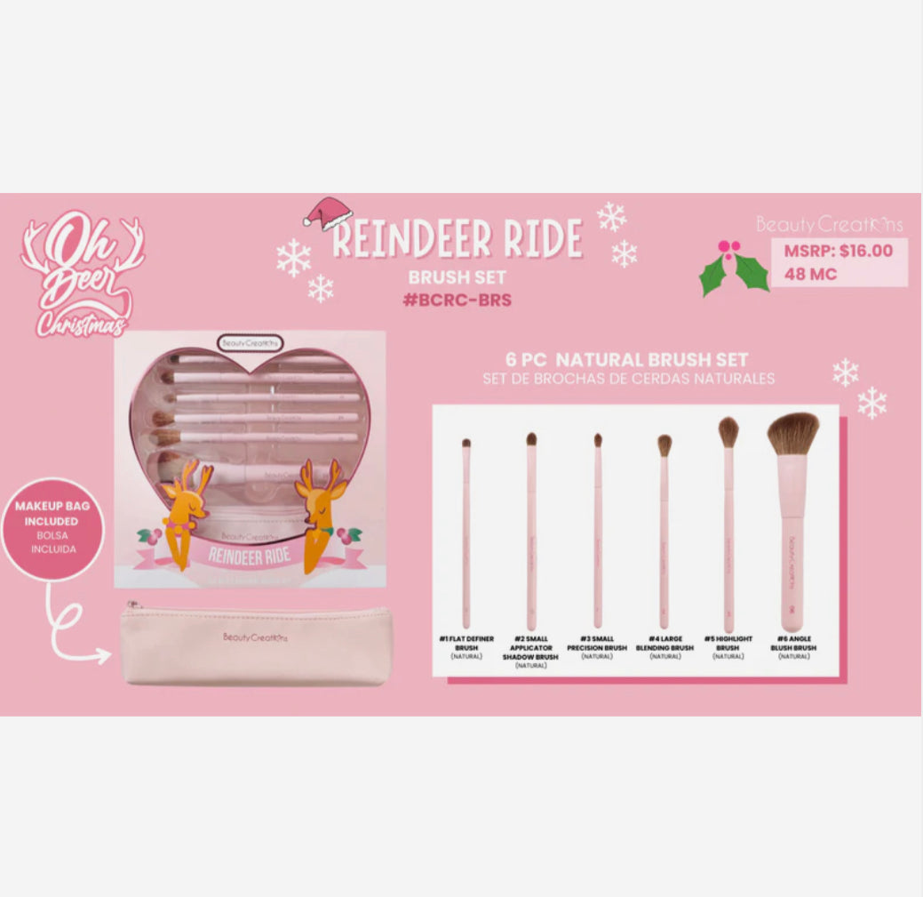 Beauty Creations - Reindeer Ride Brush Set