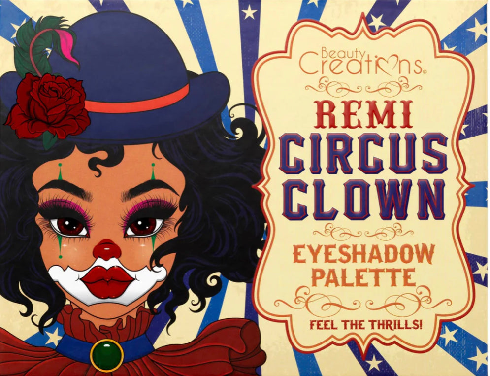 Beauty Creations Remi Circus Clown Shadow Palette (Wholesale - 6 Pieces)