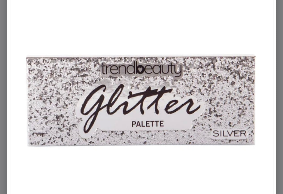 Trend Beauty Silver Glitter Palette (Wholesale - 6 Pieces)