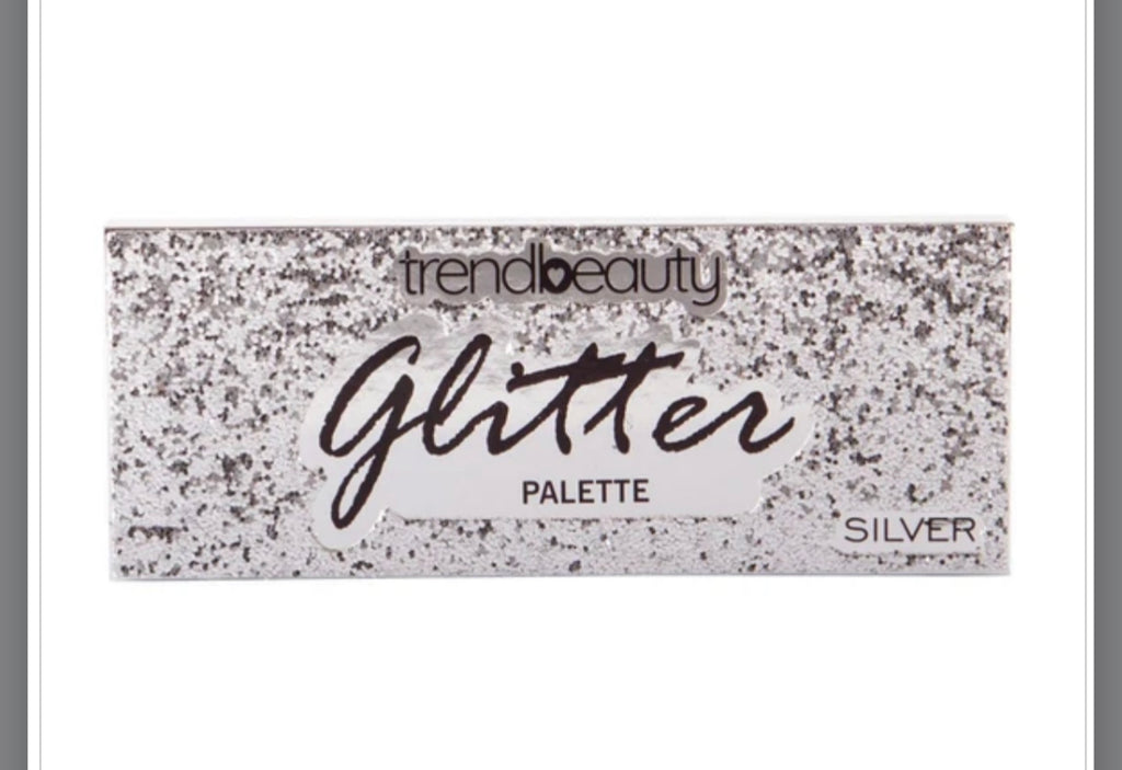 Trend Beauty Silver Glitter Palette