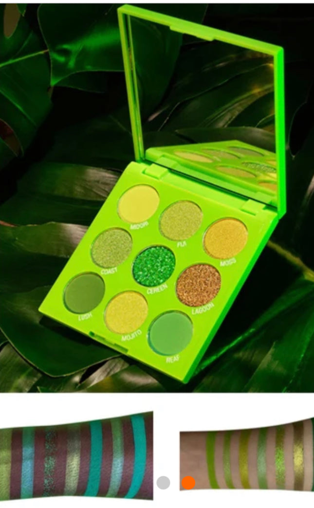 City Color Paradise Love Green Shadow Palette