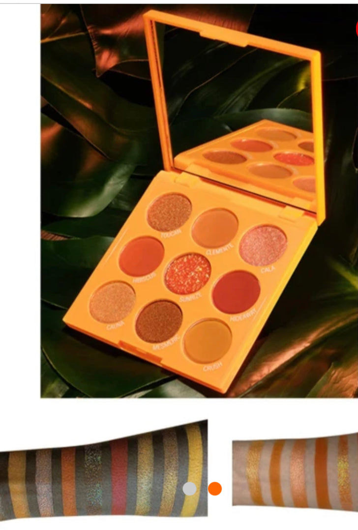 City Color Paradise Love Orange Shadow Palette